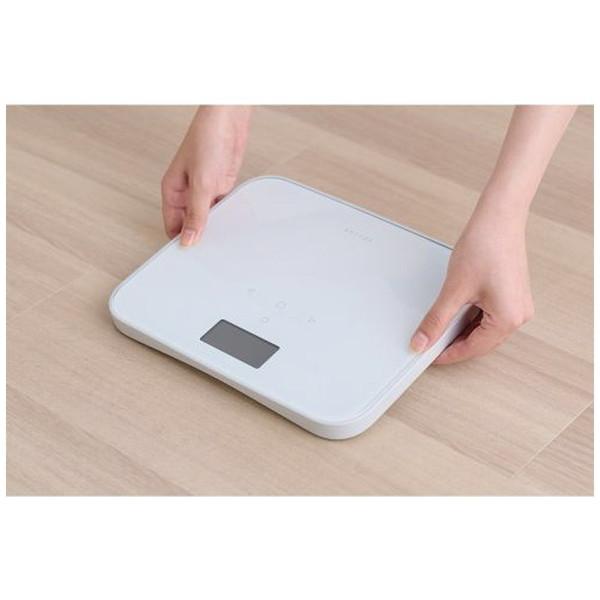 ELECOM(エレコム) 体重計 ECLEAR（エクリア） ストーンホワイト HCS-S02WH | ELECOM | 06
