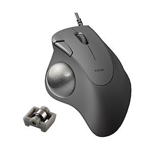 ELECOM(エレコム) マウス トラックボール「IST」ベアリングモデル(Chrome/Mac/Windows11対応) ブラック M-IT11URBK ［IR LED /有線 /5ボタン /USB］ | ELECOM