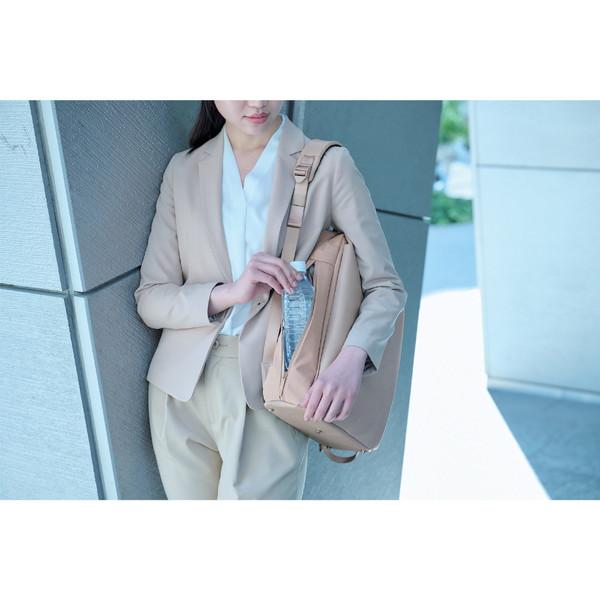 ELECOM(エレコム) ノートパソコン対応 [〜14.0インチ] REFLOK ビジネスバックパック  グレージュ BM-UMBP01GY | ELECOM | 03