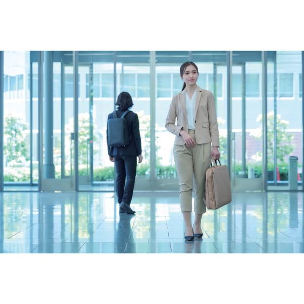 ELECOM(エレコム) ノートパソコン対応 [〜14.0インチ] REFLOK ビジネスバックパック  グレージュ BM-UMBP01GY | ELECOM | 05