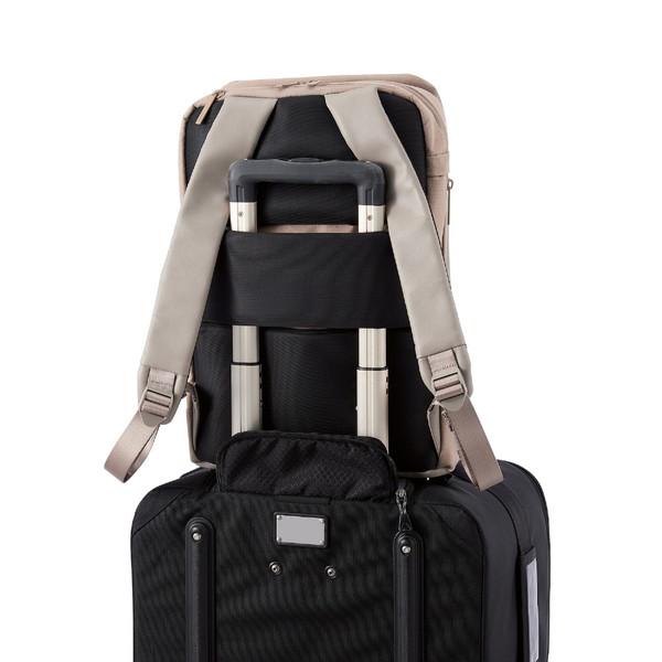 ELECOM(エレコム) ノートパソコン対応 [〜14.0インチ] REFLOK ビジネスバックパック  グレージュ BM-UMBP01GY | ELECOM | 08