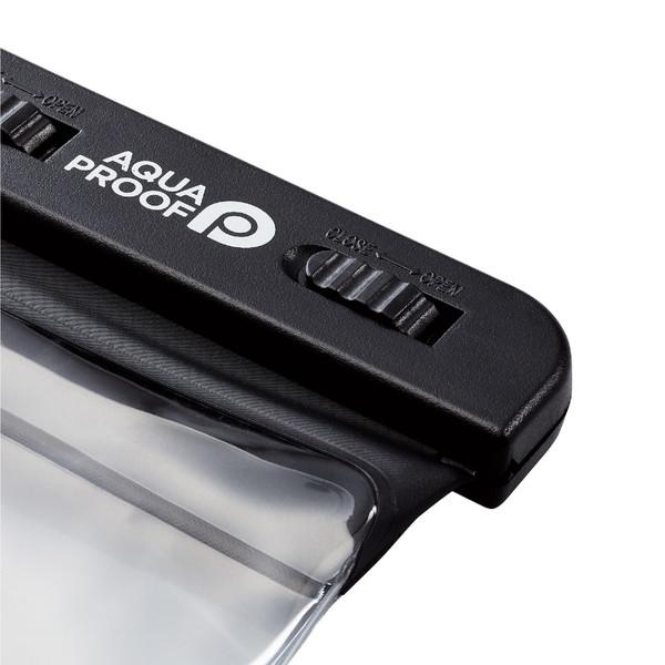 ELECOM(エレコム) タブレットPC用 [7.0〜8.3インチ] 防水ケース IPX8 立体構造 ネックストラップ付き  ブラック TB-WPSR08BK | ELECOM | 04