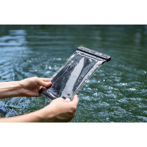 ELECOM(エレコム) タブレットPC用 [7.0〜8.3インチ] 防水ケース IPX8 立体構造 ネックストラップ付き  ブラック TB-WPSR08BK | ELECOM | 08