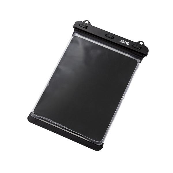 ELECOM(エレコム) タブレットPC用 [8.9〜13インチ] 防水ケース IPX8 立体構造 ネックストラップ付き  ブラック TB-WPSR13BK | ELECOM | 01