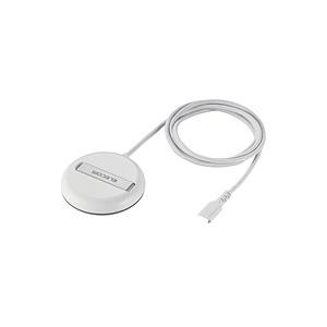 ワイヤレス充電器 Qi 認証 Qi2 対応 15W / 7.5W / 5W マグネット式 卓上 スタンド 2Way ケーブル一体 1m 置くだけ充電器 【 iPhone 各種対応 】 ホワイト   W… | ELECOM