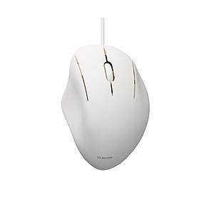 ELECOM(エレコム) マウス SHELLPHA 抗菌 Sサイズ(Chrome/Mac/Windows11対応) ホワイト M-SH11UBSKWH ［BlueLED /有線 /3ボタン /USB］ | ELECOM