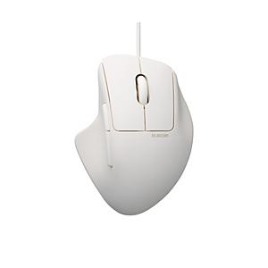 ELECOM(エレコム) マウス SHELLPHA 抗菌 Mサイズ(Chrome/Mac/Windows11対応) ホワイト M-SH30UBSKWH ［BlueLED /有線 /7ボタン /USB］ | ELECOM