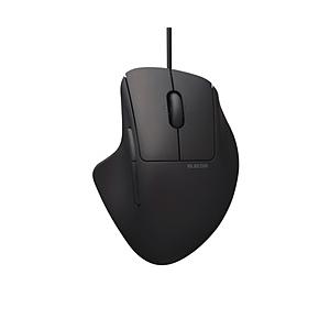 ELECOM(エレコム) マウス SHELLPHA 抗菌 Sサイズ(Chrome/Mac/Windows11対応) ブラック M-SH31UBSKBK ［BlueLED /有線 /7ボタン /USB］ | ELECOM
