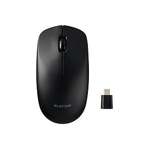 ELECOM(エレコム) マウス (Chrome/Mac/Windows11対応) ブラック M-LE10DRCBK ［光学式 /無線(ワイヤレス) /3ボタン /USB (Type-C)］ 【864】 | ELECOM