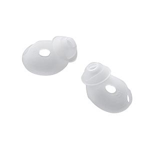 ELECOM(エレコム) AirPods 4 用 カナル型 イヤホンカバー シリコン イヤーピース 収納カプセル付き クリア | ELECOM