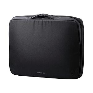 ELECOM(エレコム) ノートパソコン対応 [〜15.6インチ] インナーバッグ 整理タイプ/横型/ポリエステル ZEROSHOCK ブラック ZSB-IBPRP15BK 【864】 | ELECOM