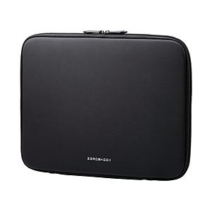 ELECOM(エレコム) ノートパソコン対応 [〜14.0インチ] インナーケース スリムタイプ/横型/樹脂コート ZEROSHOCK ブラック ZSB-IBTHL14BK 【864】 | ELECOM