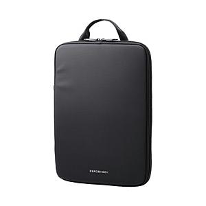 ELECOM(エレコム) ノートパソコン対応 [〜13.3インチ] インナーバッグ スリムタイプ/縦型/樹脂コート ZEROSHOCK ブラック ZSB-IBTHVL13BK 【864】 | ELECOM