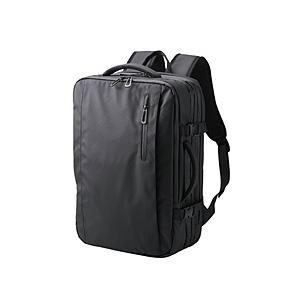 ELECOM(エレコム) ノートパソコン対応 [〜15.6インチ] マチ拡張出張バックパック 22〜33L キャリーオン対応 ブラック BM-BPEX01BK 【864】 | ELECOM