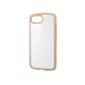 ELECOM(エレコム) iPhone 17e/16e  TOUGH SLIM LITE フレーム メタルステッカー付  カフェオレ | ELECOM