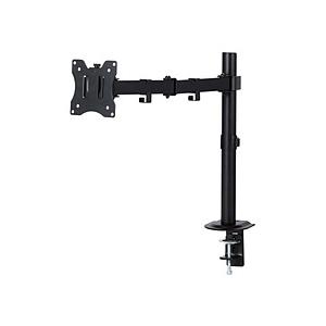 ELECOM(エレコム) モニターアーム [1画面 /17〜32インチ] シングルアーム/ロング  ブラック DPA-SN01BK 【864】 | ELECOM