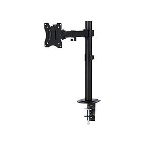 ELECOM(エレコム) モニターアーム [1画面 /17〜32インチ] シングルアーム/ショート  ブラック DPA-SNS01BK 【864】 | ELECOM