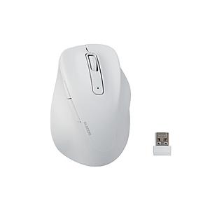 ELECOM(エレコム) マウス EX-G Sサイズ 抗菌(Chrome/Mac/Windows11対応) ホワイト M-XGS30DBSKCWH ［BlueLED /無線(ワイヤレス) /5ボタン /USB］ | ELECOM