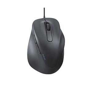 ELECOM(エレコム) マウス EX-G XLサイズ 抗菌(Chrome/Mac/Windows11対応) ブラック M-XGXL30UBSKCBK ［BlueLED /有線 /5ボタン /USB］ | ELECOM