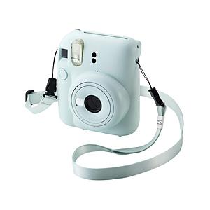 ELECOM(エレコム) カメラストラップ 首掛け / 肩掛け / たすき掛け チェキ instax 写ルンです コンデジ対応 長さ調整可   IC-STSDM12GN | ELECOM