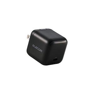 ELECOM(エレコム) AC-USB充電器 ノートパソコン・タブレットPC対応 65W [1ポート：USB-C /USB Power Delivery対応]  ブラック ACDC-PD12465BK | ELECOM