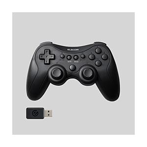 【2026/05月発売予定】 ELECOM(エレコム) JC-GP40SBK ゲームパッド 無線/有線 「GP40S」スタンダード -ストレート(PS系)- ブラック ［USB /Windows /13ボタン］ | ELECOM