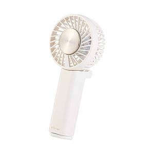 ハンディファン 携帯扇風機 冷却プレート付き ペルチェ 首掛け 卓上 折り曲げスタンド 3段階風量 カラビナ付き USB Type-C充電 自動安全OFF ネックストラップ… | ELECOM
