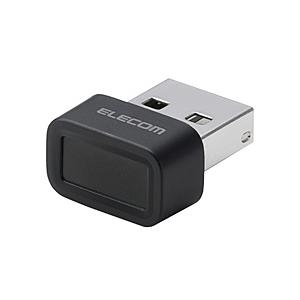 ELECOM(エレコム) 指紋認証リーダー USB-A接続 [MoC方式 / Windows Hello対応] ドングルタイプ (Windows11対応) ブラック CR-FI01UBK | ELECOM