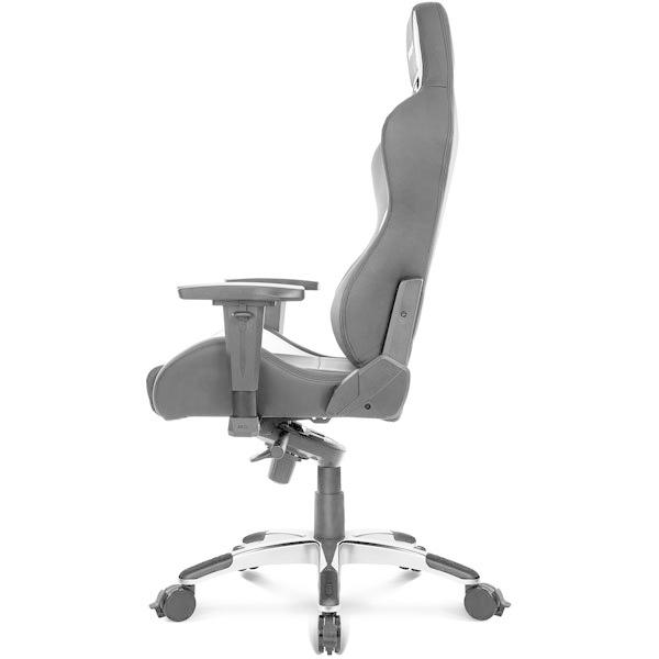 【送料無料】 AKRACING PREMIUMLOWSILVER ゲーミングチェア [シート W380ｘD550ｘH1295〜1360mm] Premium シルバー |  | 01