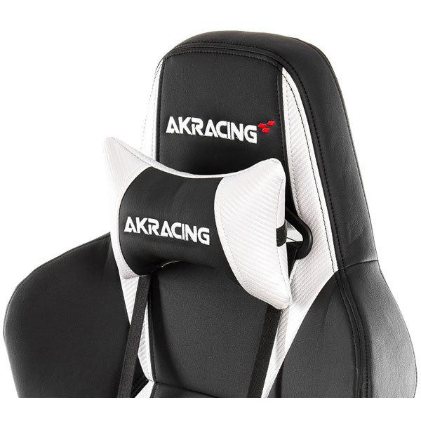 【送料無料】 AKRACING PREMIUMLOWSILVER ゲーミングチェア [シート W380ｘD550ｘH1295〜1360mm] Premium シルバー |  | 04