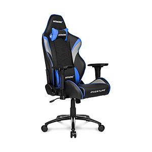 【送料無料】 AKRACING OVERTURE-BLUE ゲーミングチェア [シート W390ｘD525ｘH1290〜1365mm] Overture ブルー 【864】 | 