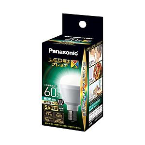 Panasonic(パナソニック) LED電球 7.7W プレミアX  LDA8NDGE17SZ6 ［E17 /一般電球形 /60W相当 /昼白色 /1個 /全方向タイプ］ | Panasonic