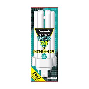 Panasonic(パナソニック) ツイン蛍光灯 ツイン3（6本束状ブリッジ） 24形 ナチュラル色  ナチュラル色 FHT24EXNCF3 ［GX24q-3 /24形 /昼白色］ 【864】 | Panasonic