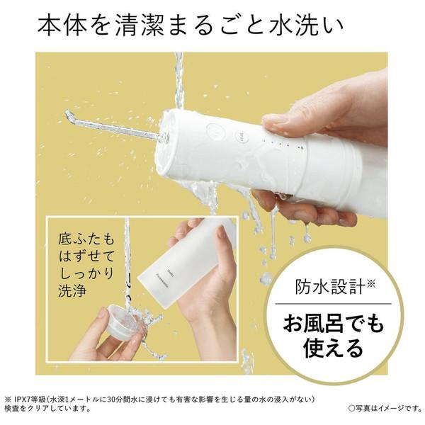 携帯用口腔洗浄器 ジェットウォッシャー 超音波水流モデル［AC100-240V /国内・海外兼用］ Doltz（ドルツ） 白 EW-DJ42-W ［ハンディタイプ /国内・海外兼用］ | Panasonic | 09