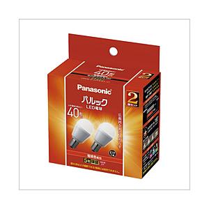 Panasonic(パナソニック) LED電球 パルック  LDA4LGE17SK42T ［E17 /一般電球形 /40W相当 /電球色 /2個 /広配光タイプ］ | Panasonic