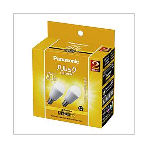 Panasonic(パナソニック) LED電球 [E17 /一般電球形 /60W相当 /温白色 /2個 /広配光タイプ] LDA7WWGE17SK62T | Panasonic