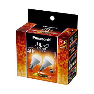Panasonic(パナソニック) LED電球 小形電球タイプ パルックプレミア  LDA4LGE17K4ESW2F2T ［E17 /一般電球形 /40W相当 /電球色 /2個 /広配光タイプ］ | Panasonic
