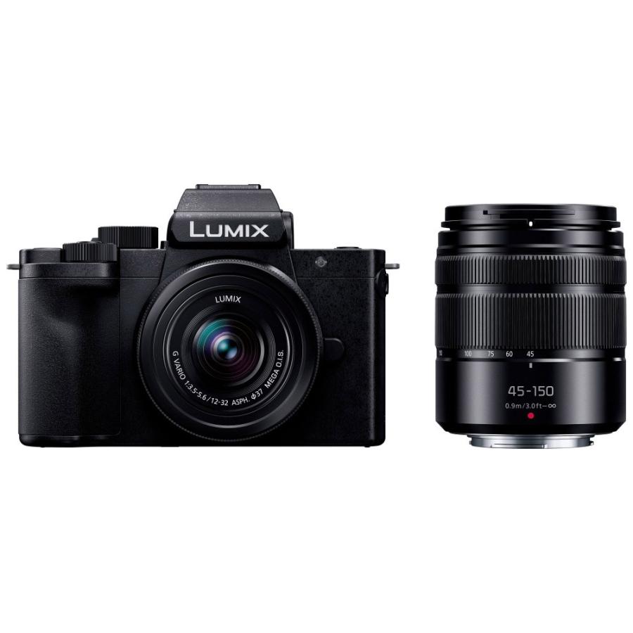Panasonic(パナソニック) LUMIX G100D Wキット ミラーレス一眼カメラ  ブラック DC-G100DW-K ［ズームレンズ+ズームレンズ］ | Panasonic | 01