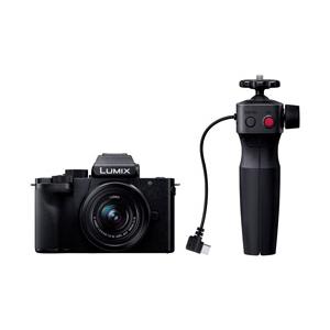 Panasonic(パナソニック) LUMIX G100D Vキット（トライポッドグリップ付） ミラーレス一眼カメラ  ブラック DC-G100DV-K ［ズームレンズ］ | Panasonic