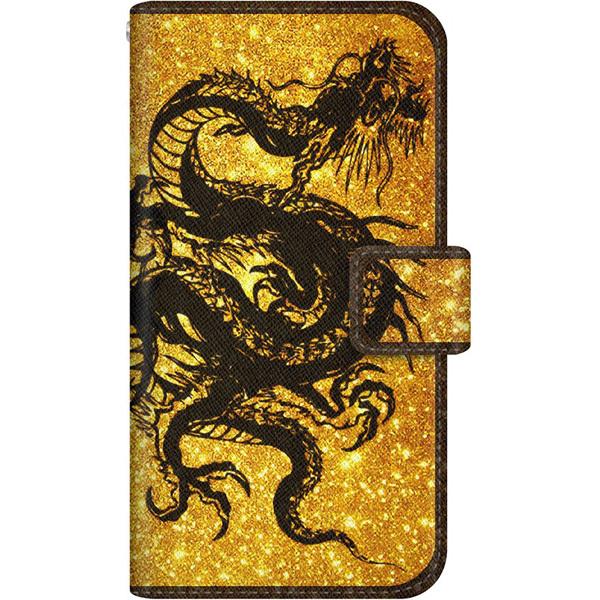 IMP CaseMarket au Xperia XZ3 SOV39 スリム手帳型ケース 昇り龍 黒龍 - 金風 昇龍 手帳 SOV39BCM2S219978 |  | 01