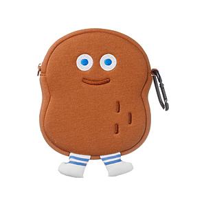 ROMANE ポーチ [H140ｘW120ｘD50mm] ブランチブラザー ピーナッツ・ブラウン BRB-PO01-A 【852】 | 