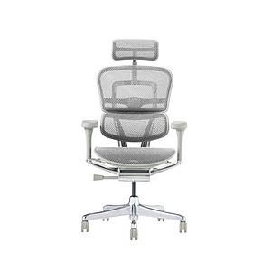 エルゴヒューマン チェア [W700ｘD665ｘH1150〜1315mm] PRO2 High Type[グレーフレーム] ホワイト 445412 EHP2-HAM-DR-GF-WH | 