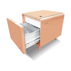 SMART TABLE（スマートテーブル）冷蔵庫機能付き　STB30 SAPPHIRE by LOOZER APRICOT STB30 ［幅47cm /30L /1ドア /引き出しタイプ /2023年］ | ロイヤル