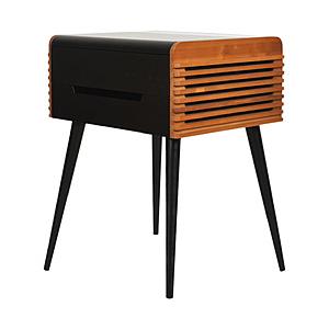 ロイヤル サイドテーブル サウンドテーブル EGONIA BLACK/WOOD EGO-202 | ロイヤル