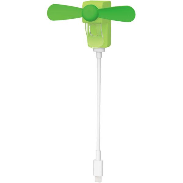 ドウシシャ スマホクリップファン iPhone用 PIERIA グリーン FSV-01-GR [振込不可] | DOSHISHA | 01