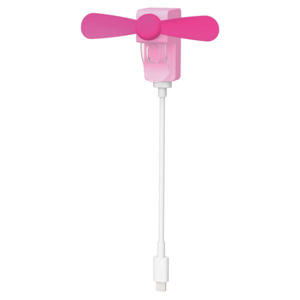 ドウシシャ スマホクリップファン iPhone用 PIERIA ピンク FSV-01-PK 【864】 [振込不可] | DOSHISHA | 01