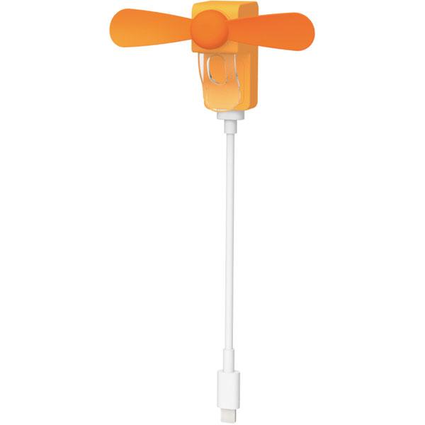 ドウシシャ スマホクリップファン Android用 PIERIA オレンジ FSV-01-OR [振込不可] | DOSHISHA | 01