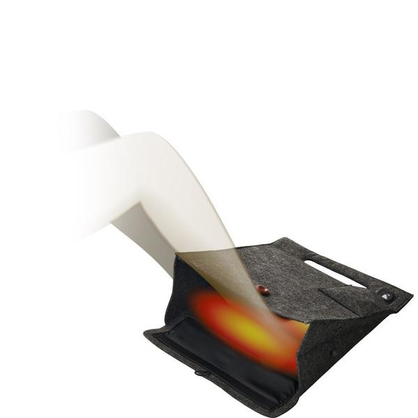 ドウシシャ 薄型足元ヒーター  チャコール WHXF05 【852】 | DOSHISHA | 01