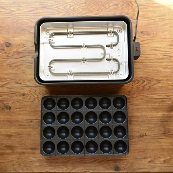 ヤマゼン 極みのたこ焼き器 24穴 1200W | 山善 | 02