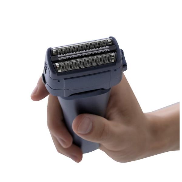 ヤマゼン USB充電式シェーバー LASIKU（ラシク） ブルー ESY-K03-A ［3枚刃 /AC100V-240V］ | 山善 | 01